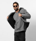 پیراهن پشمی آستر دار پل اند بیر | PULL & BEAR - Image 12