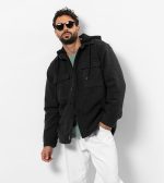پیراهن پشمی آستر دار پل اند بیر | PULL & BEAR - Image 14