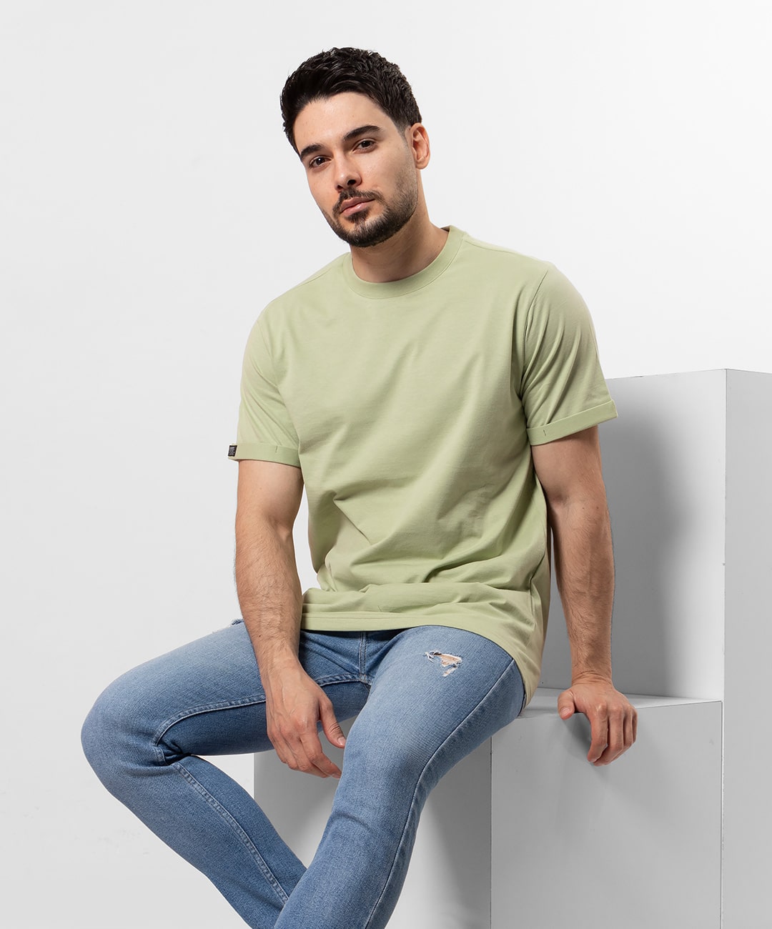 تیشرت آستین پاکتی مردانه