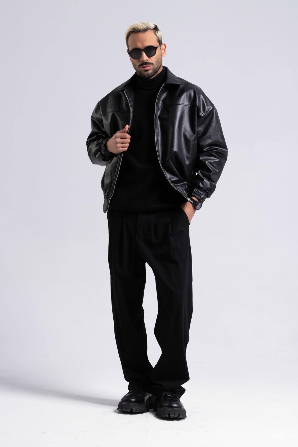 جکت زارا چرم (041) - Image 2