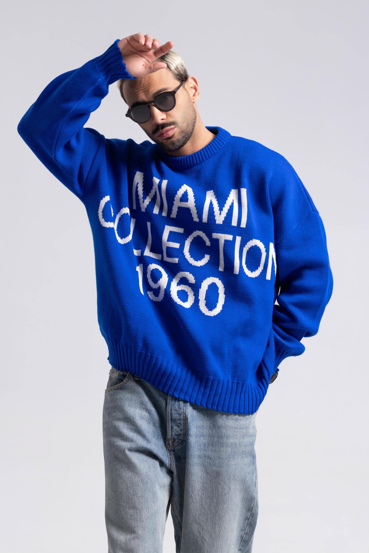 giesto-sweater (8) بلوز بافت جی اس تو یقه گرد میامی (015) - Image 1