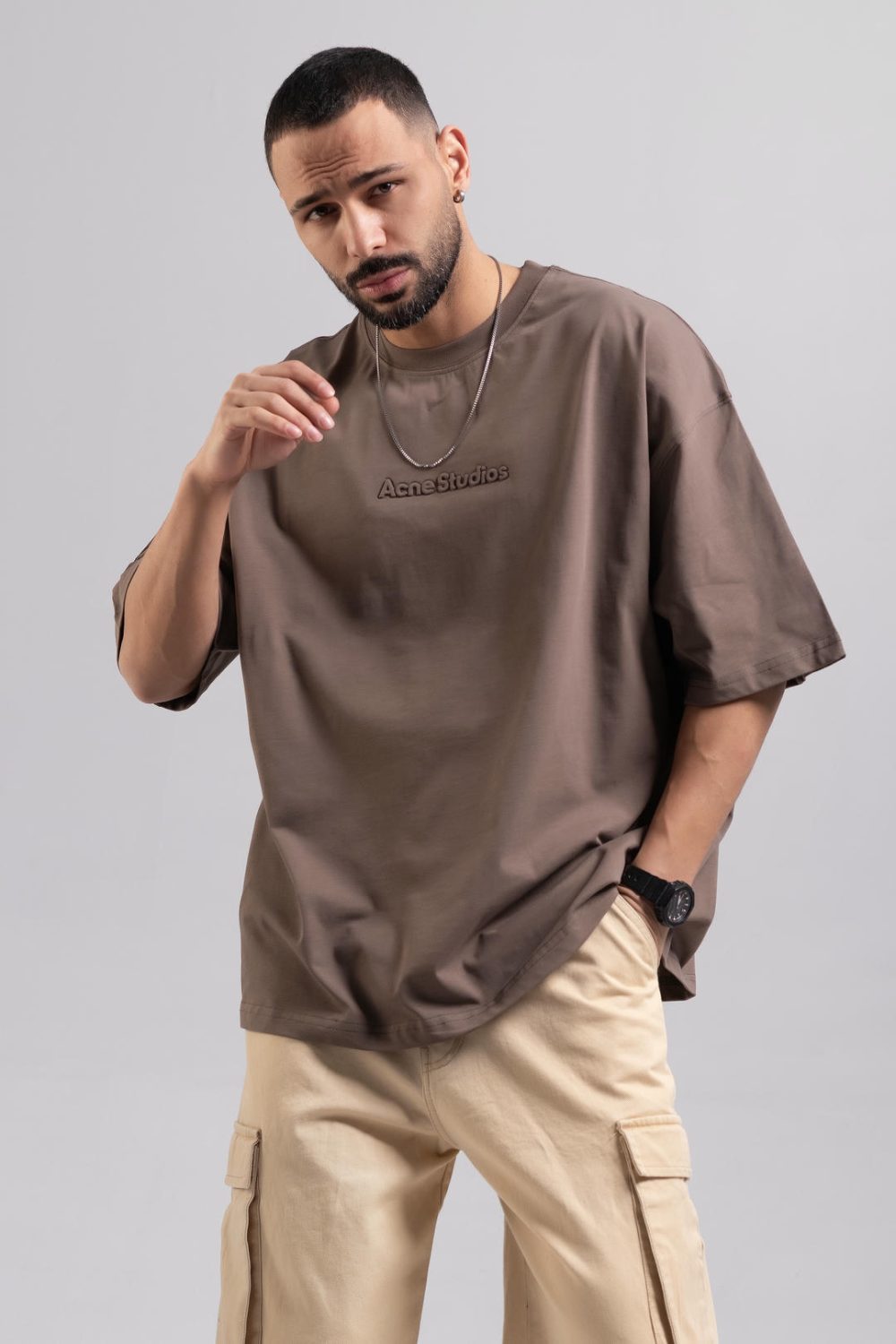 تیشرت آکن استودیوز باکسی داغی (795) - Image 7